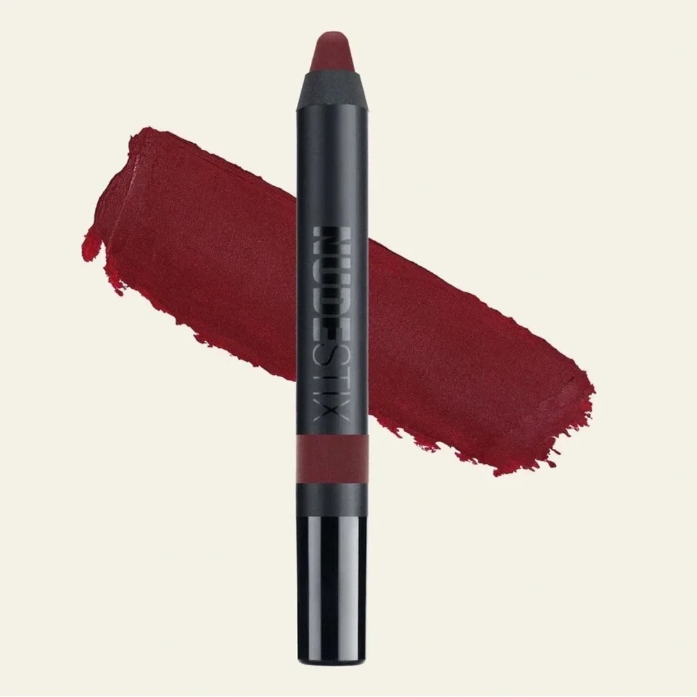 Raven - 🆕 NUDESTIX Intense Matte Lip + Cheek Pencil NIB (edge raven deep red)